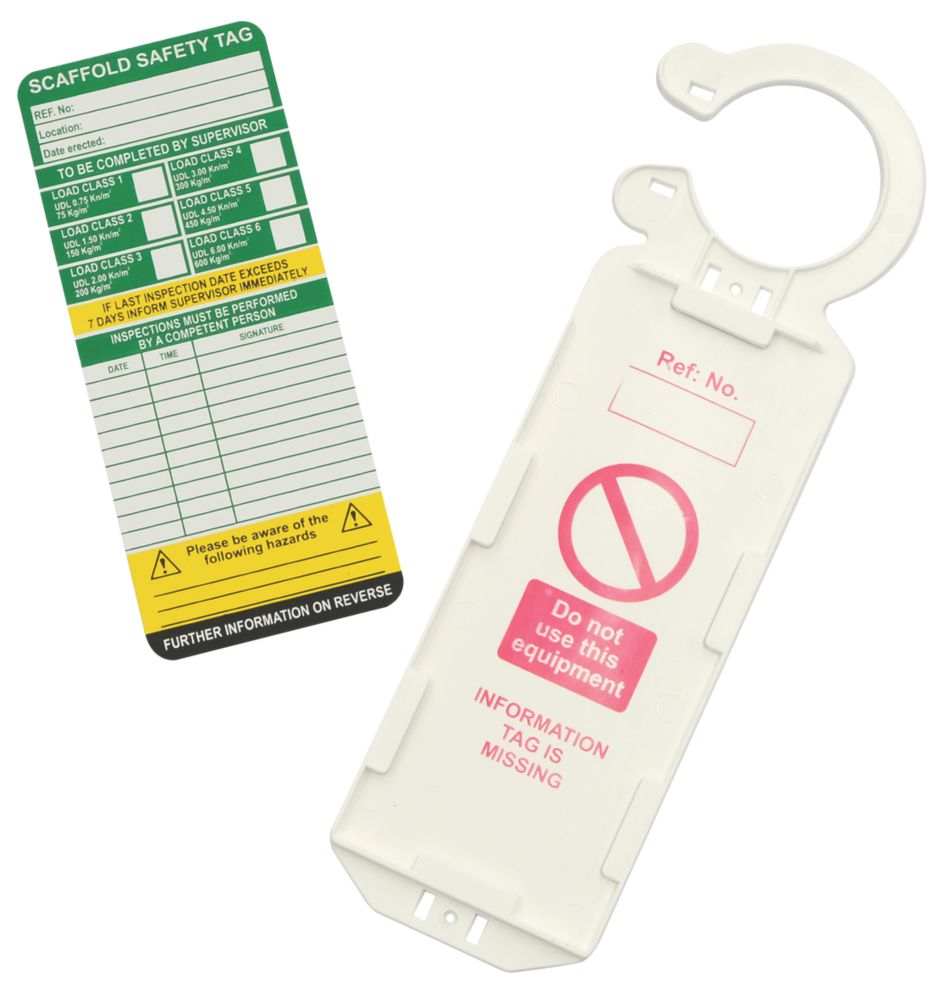 Image of Scaffold Tag Single Kit 2 Piece Set 