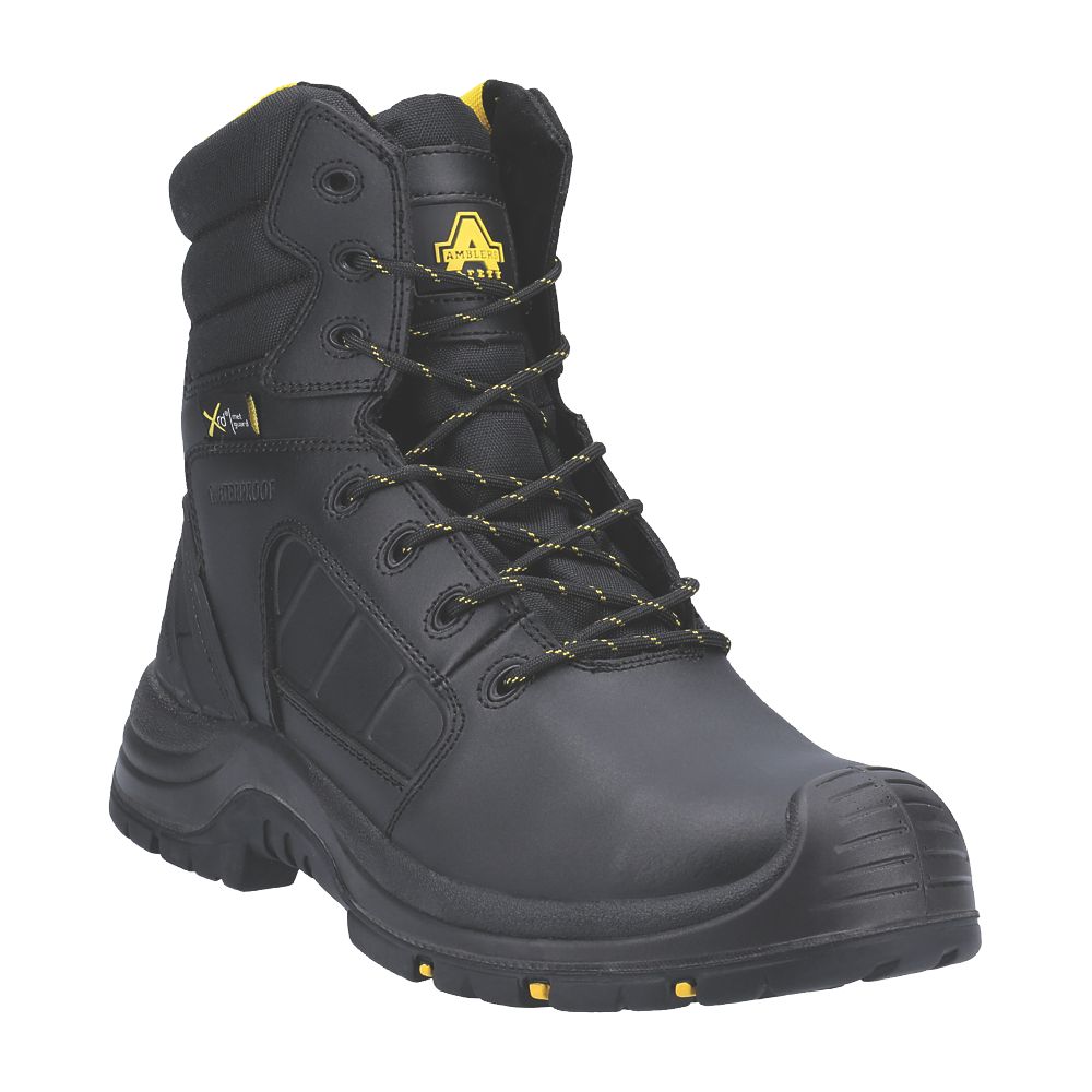 Image of Amblers AS350C Metal Free Safety Boots Black Size 11 