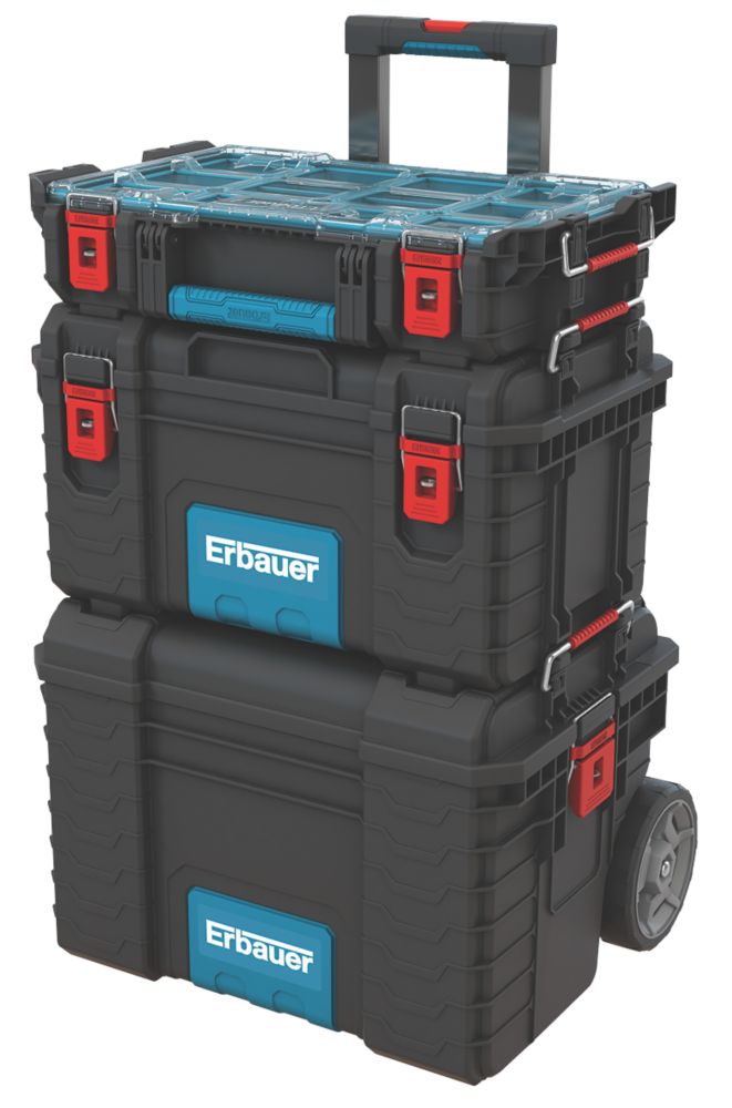 Image of Erbauer Connecx Tool Storage System 3 Pieces 