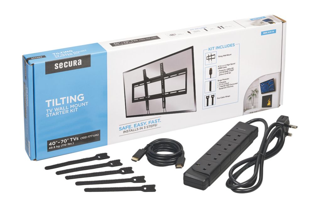 Image of Sanus TV Wall Mount Kit Tilt 40-70" 