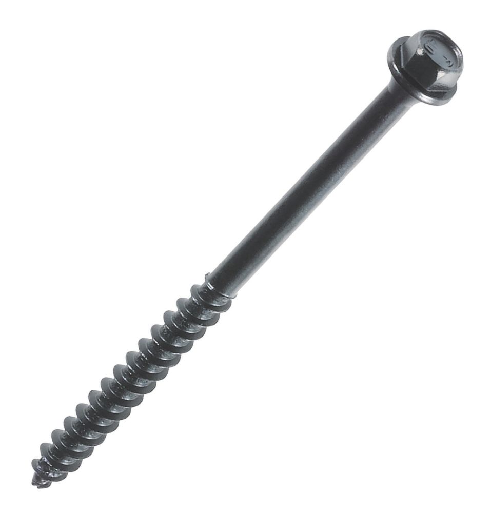 Image of FastenMaster TimberLok Hex Double-Countersunk Self-Drilling Structural Timber Screws 6.3mm x 100mm 12 Pack 