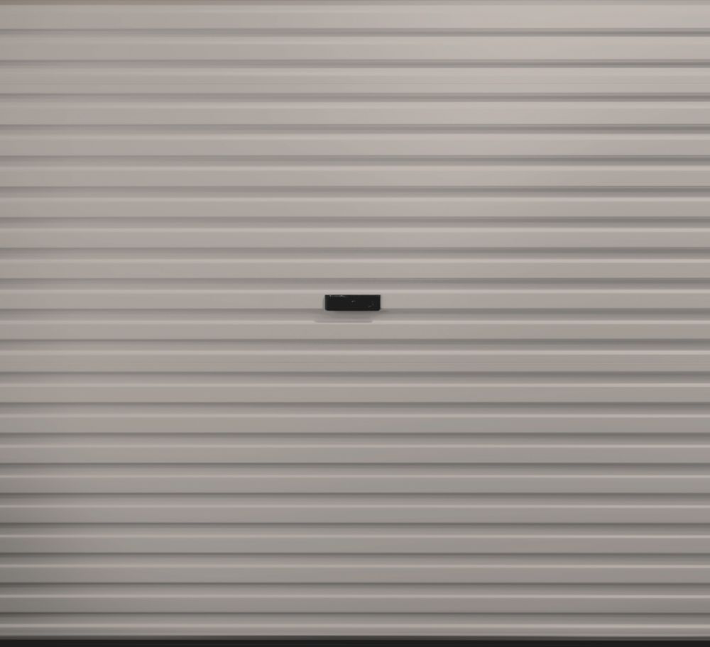 Image of Gliderol 14' 3" x 7' Non-Insulated Steel Roller Garage Door Goosewing Grey 