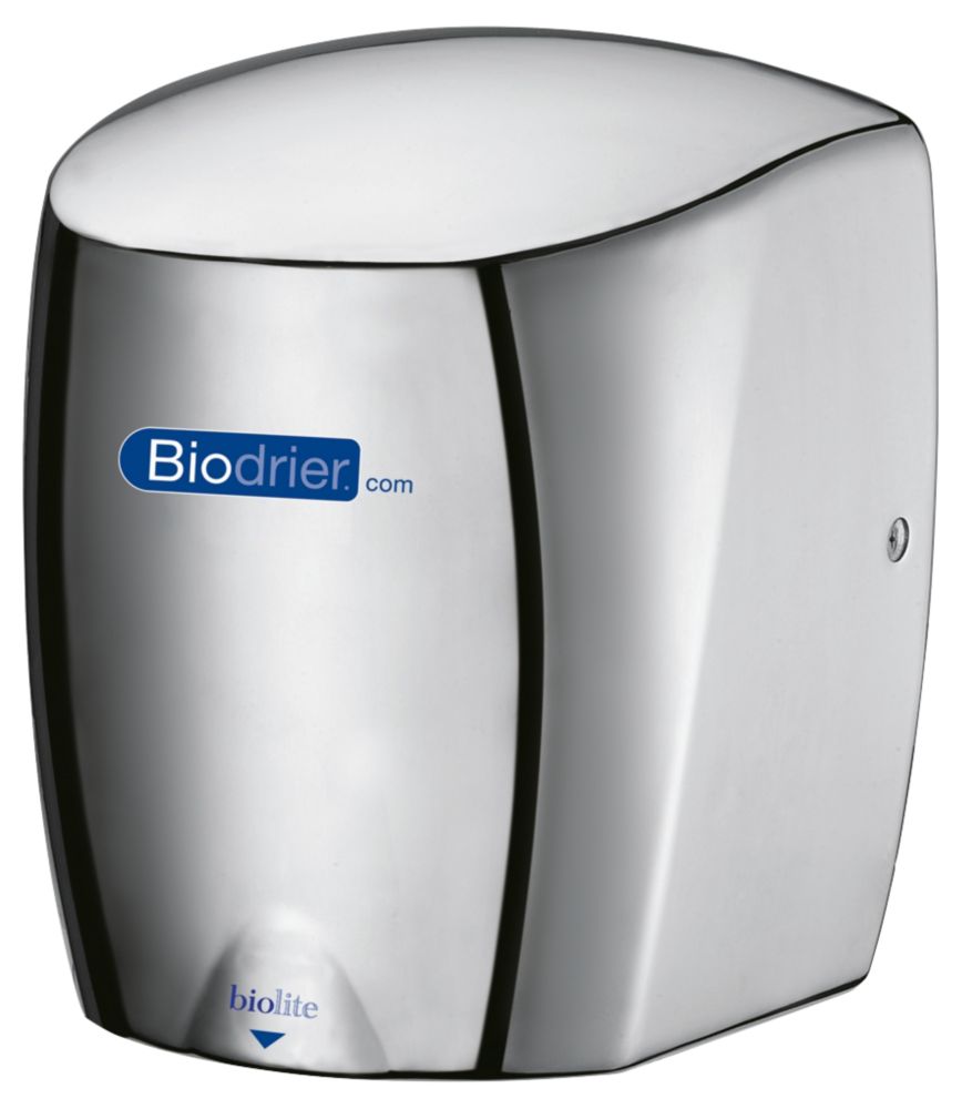 Image of Biodrier Biolite High Speed Low Energy Hand Dryer Chrome 0.65-0.9kW 