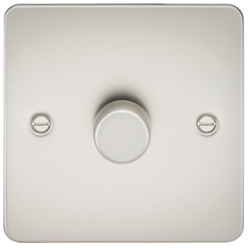 Image of Knightsbridge 1-Gang 2-Way LED Dimmer Switch Pearl 