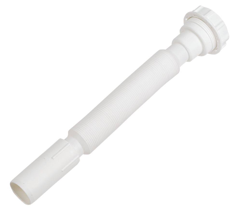 Image of FloPlast FT32 Flexible Waste Pipe White 32mm x 320mm 
