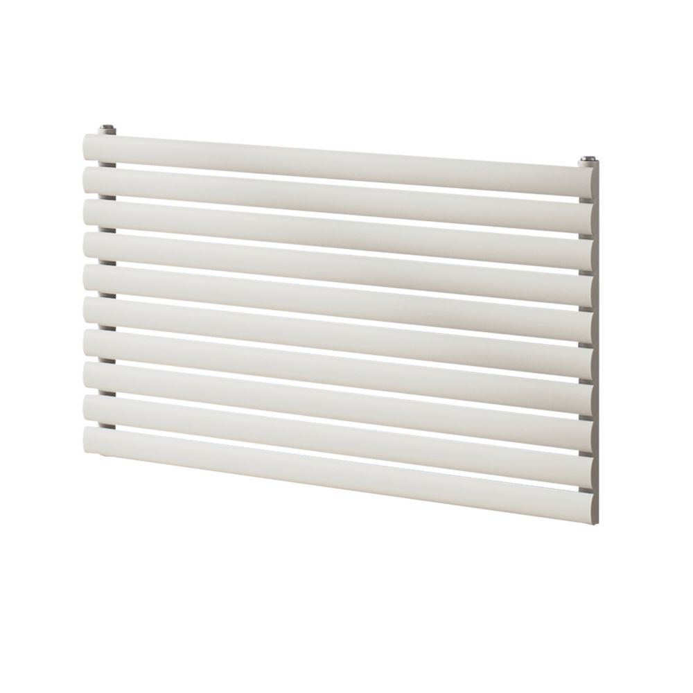 Image of Ximax Fortuna Horizontal Designer Radiator 584mm x 1200mm White Rustic 2587BTU 