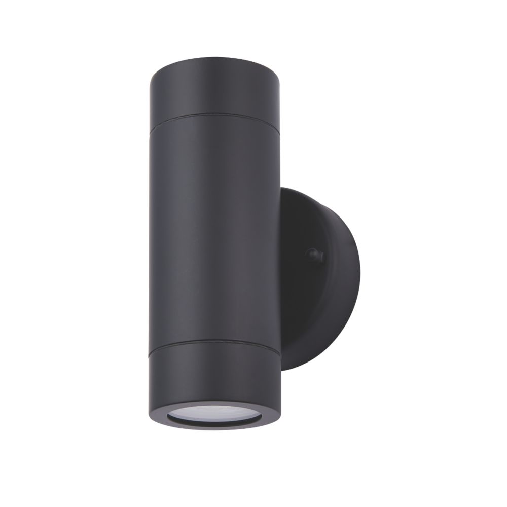 Image of LAP Bronx Outdoor Up & Down Wall Light Black 