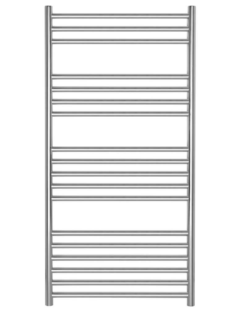 Image of Towelrads Eversley Towel Radiator 1000mm x 400mm Stainless Steel 722BTU 