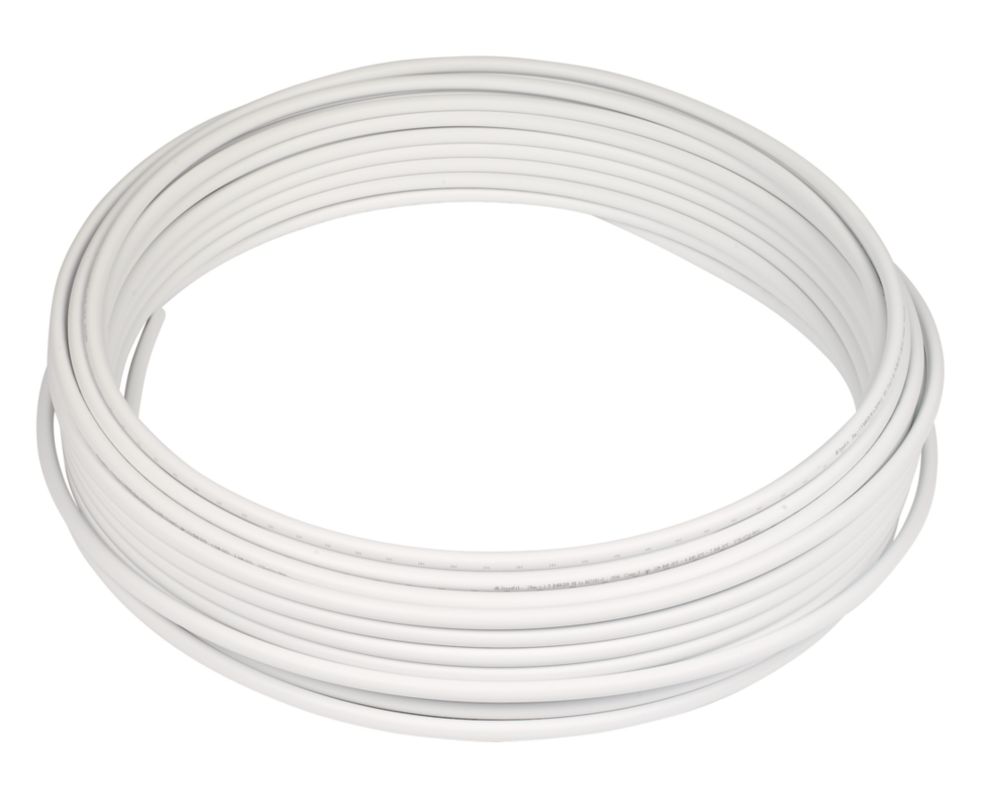 Image of JG Speedfit 15BPB-50C Push-Fit Polybutylene Layflat Pipe 15mm x 50m White 