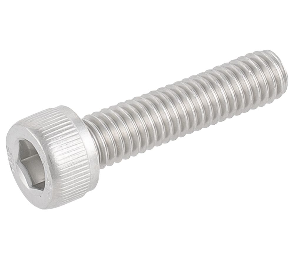Image of Easyfix Cap Head Socket Screws A2 Stainless Steel M6 x 25mm 50 Pack 
