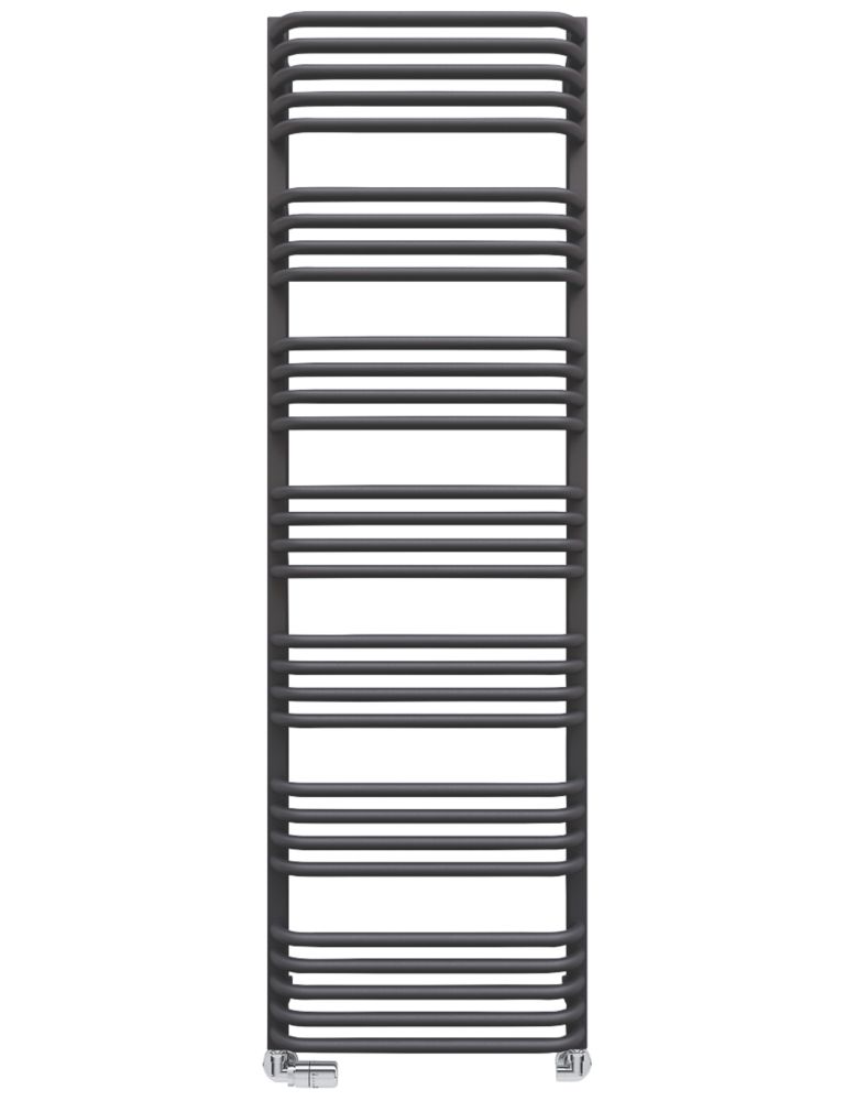 Image of Terma Alex Designer Towel Rail 1580mm x 500mm Dark Grey 2706BTU 
