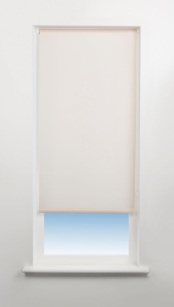 Image of Universal Polyester Roller Non-Blackout Blind Almond 600mm x 1700mm Drop 