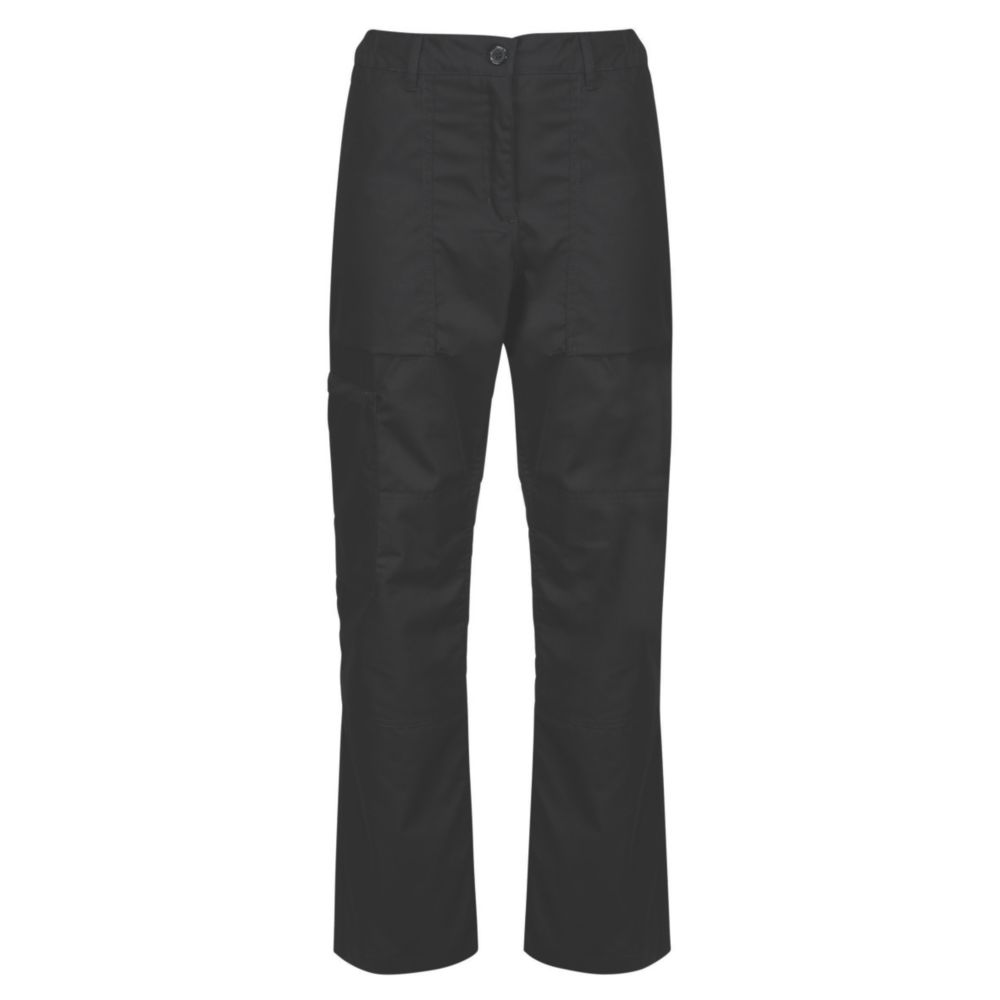 Image of Regatta Action Womens Trousers Black Size 14 31" L 