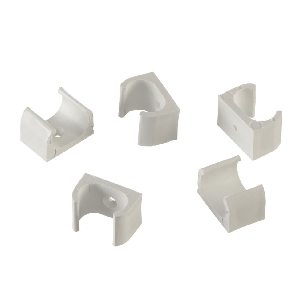 Image of Deta TTE Oval 16mm Conduit Clips 5 Pack 