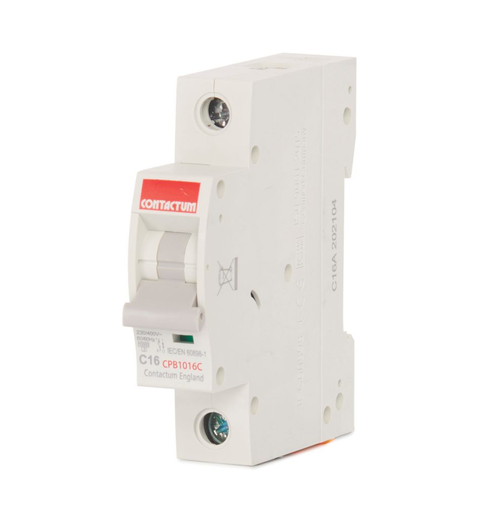 Image of Contactum Defender 16A SP Type C MCB 