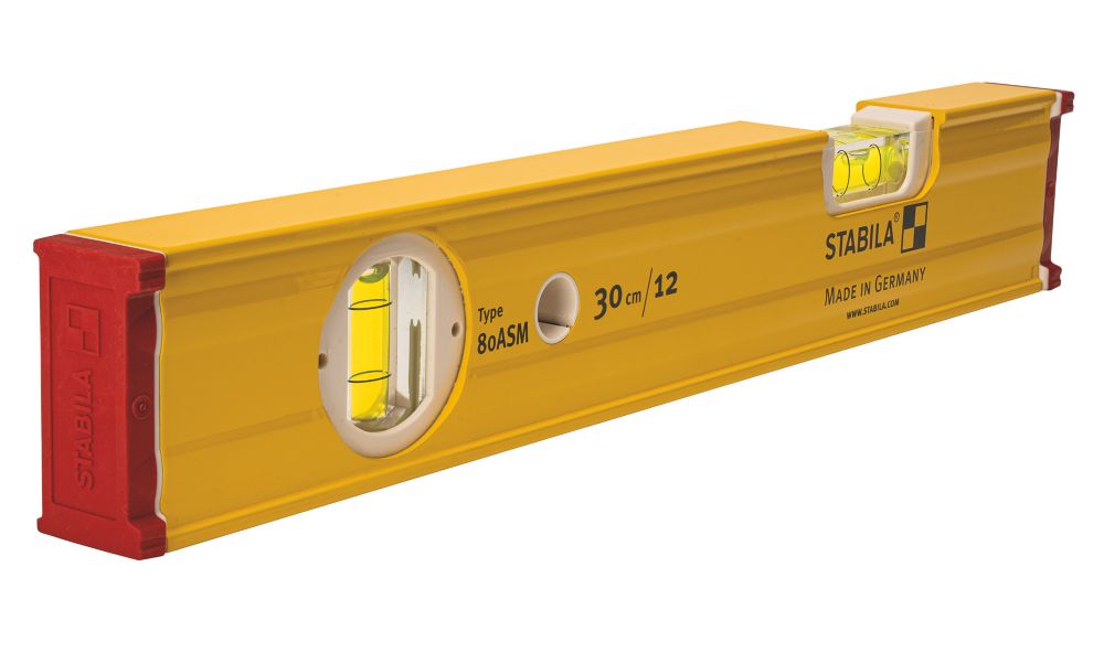 Image of Stabila 80ASM Magnetic Spirit Level 12" 