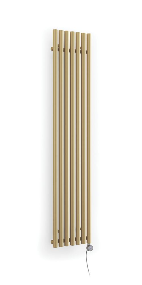 Image of Terma Rolo Wall-Mounted Smart Designer Radiator Brass 800W 