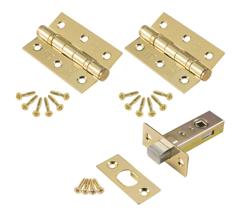 Image of Smith & Locke Internal Bathroom Pack Electro Brass 