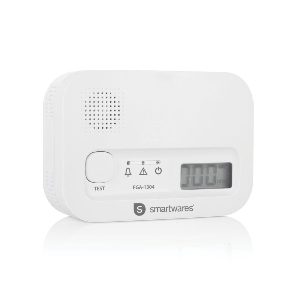 Image of Smartwares FGA-13041 Battery Standalone Carbon Monoxide Alarm 