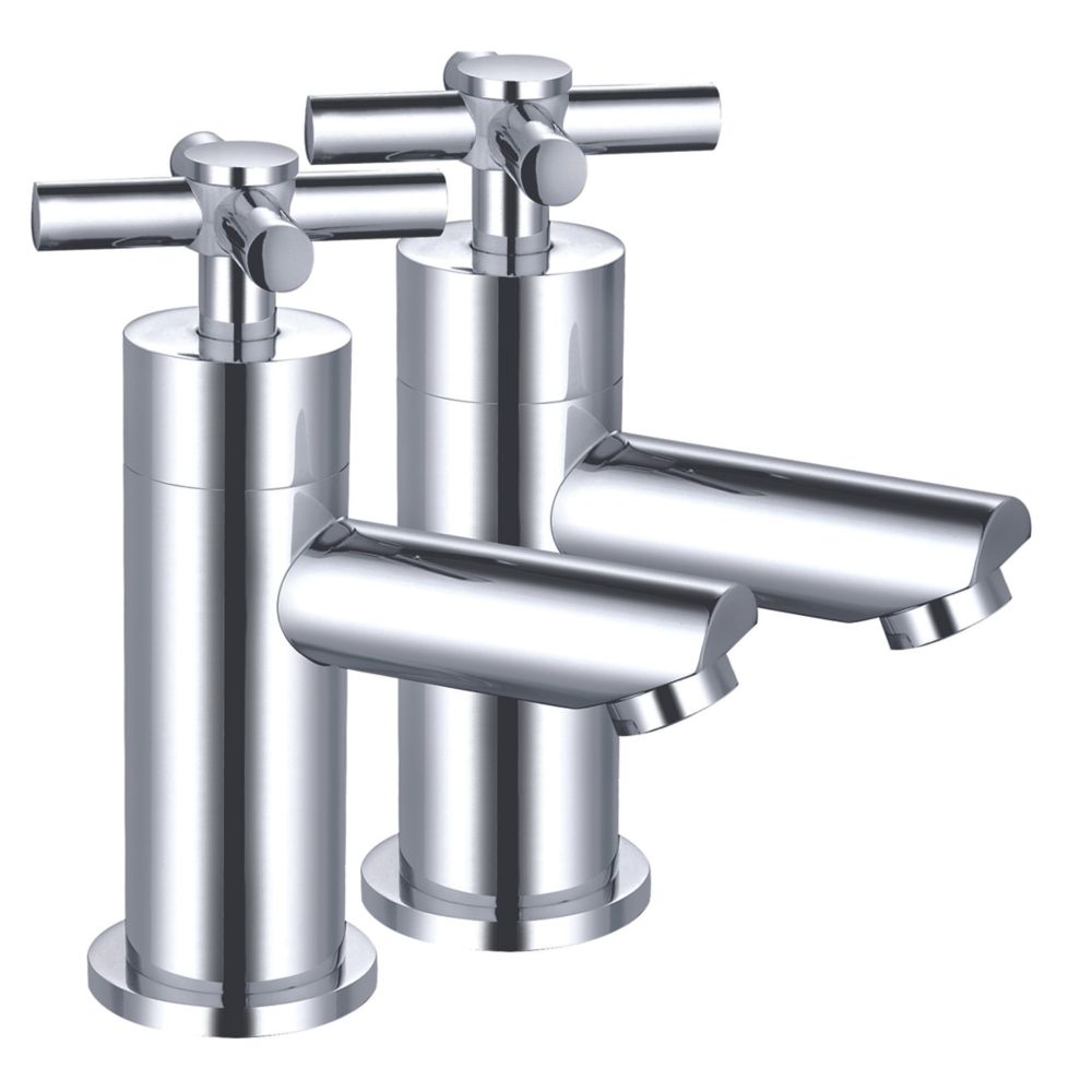 Image of ETAL Oban Bathroom Basin Taps Polished Chrome 