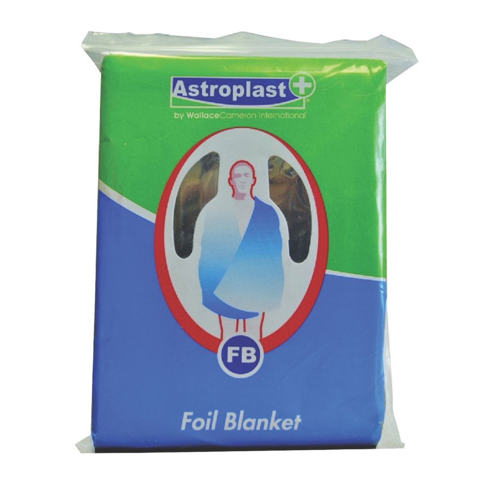 Image of Wallace Cameron Aluminium Foil Blankets 130cm x 60cm 6 Pack 