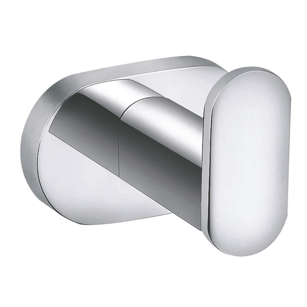 Image of Aqualux Sandown Single Robe Hook Chrome 