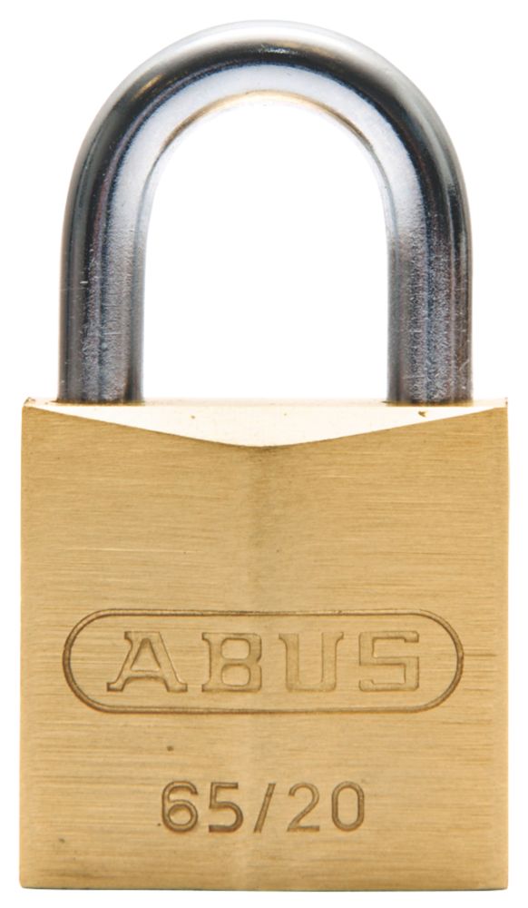 Image of Abus Premium 65 Brass Padlock 20mm 