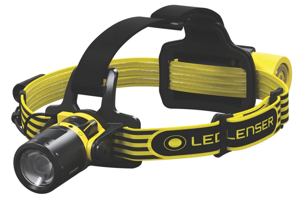 Image of LEDlenser EXH8 Rechargeable LED ATEX Head Torch Yellow 50 - 180lm 