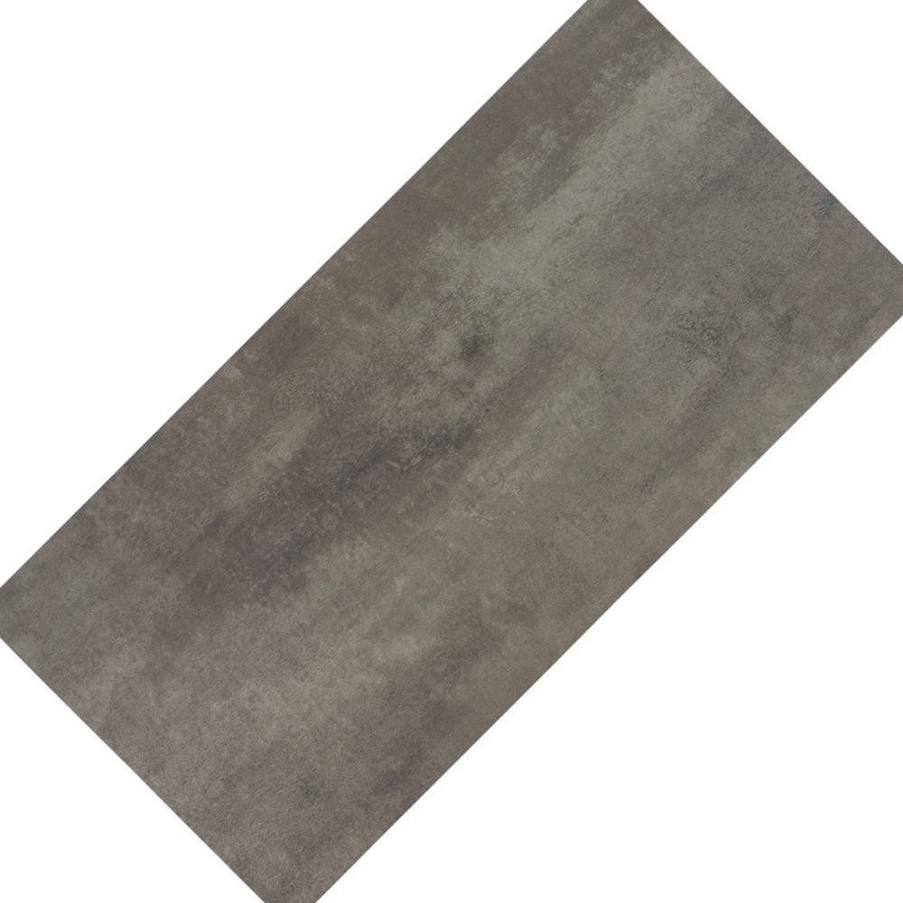 Image of Kraus Furness Grey Tile-Effect Vinyl Flooring 2.23mÂ² 