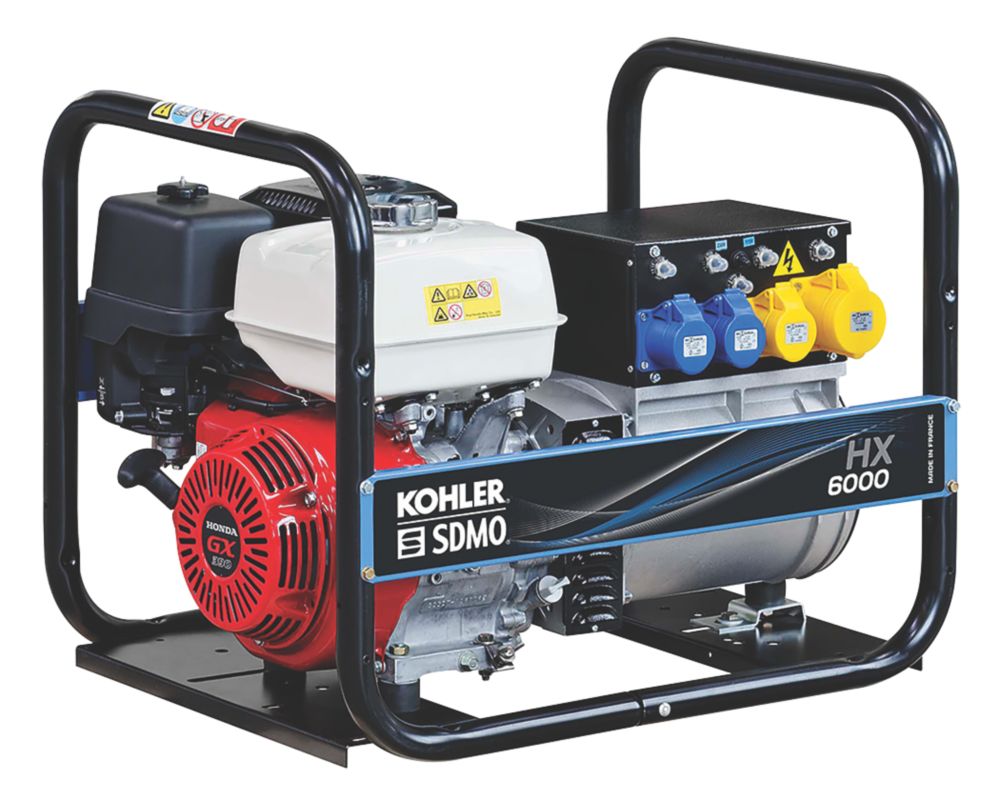 Image of Kohler 3499231003992 HX6000TB UK C5 5600W Portable Generator 115 / 230V 