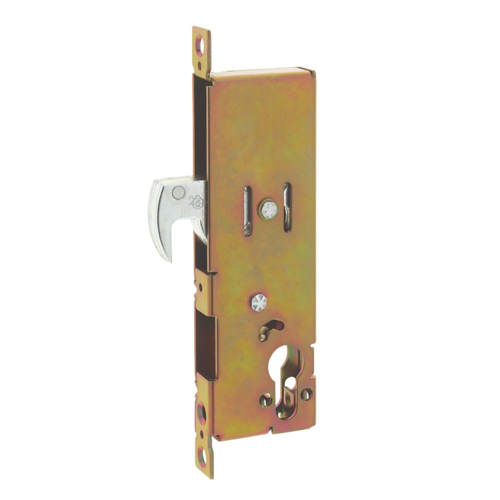 Image of Adams Rite Antique Brass Euro Profile Hookbolt 56mm Case - 40mm Backset 