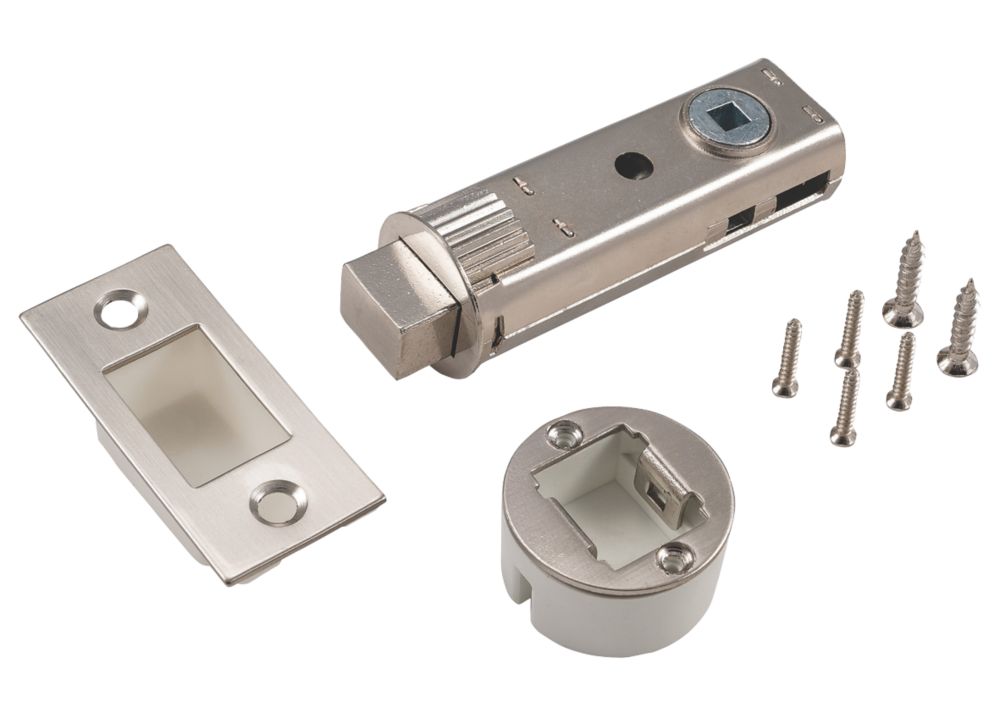 Image of Smith & Locke Polished Nickel Plate Easy-Fit Tubular Dead Bolt 73mm Case - 57mm Backset 