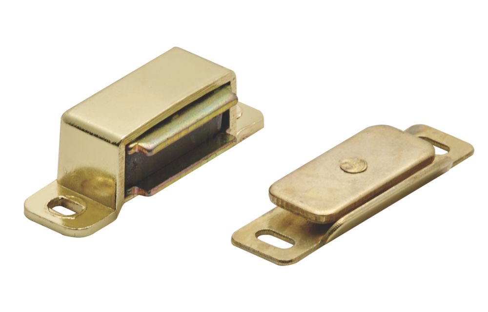 Image of Carlisle Brass Magnetic Catch Electro Brass 15mm x 14mm 
