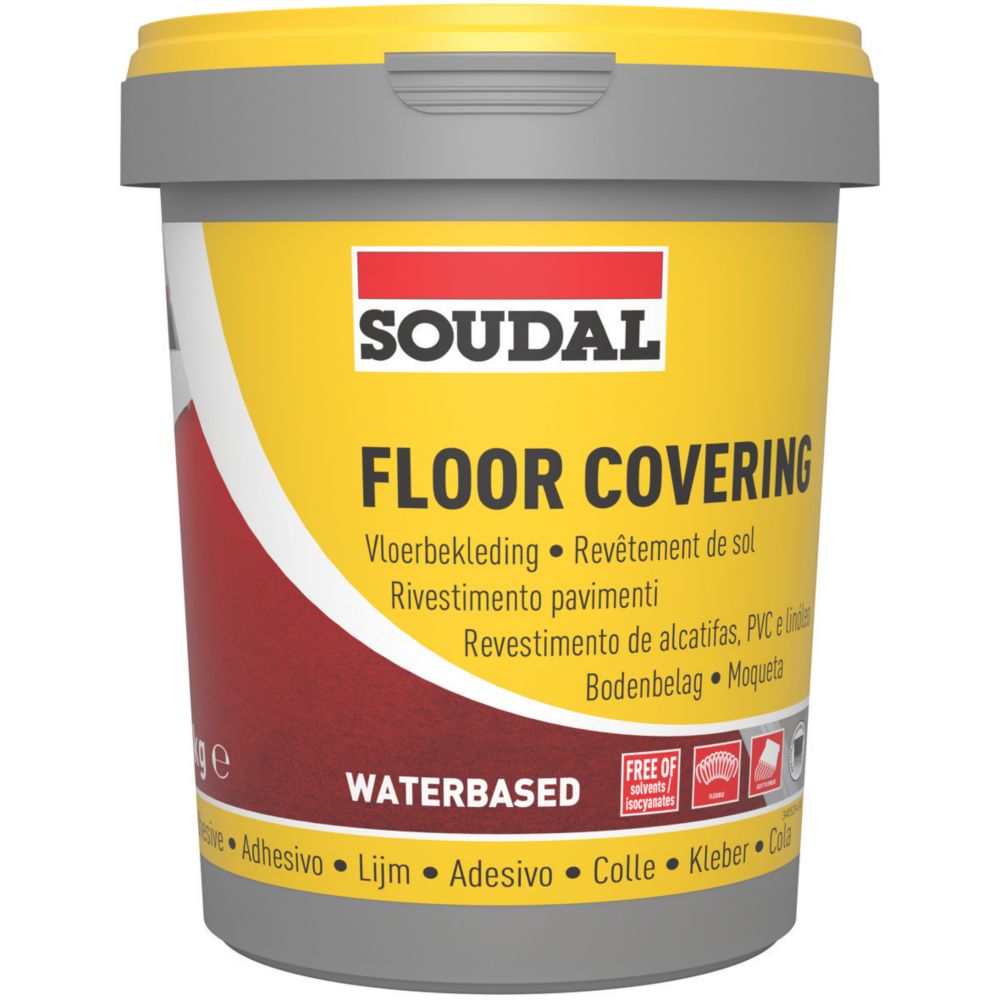 Image of Soudal Floor Covering Adhesive 1kg 