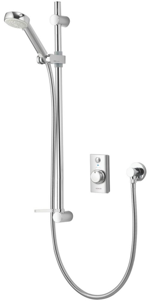Image of Aqualisa Visage Gravity-Pumped Rear-Fed Chrome Thermostatic Digital Shower 