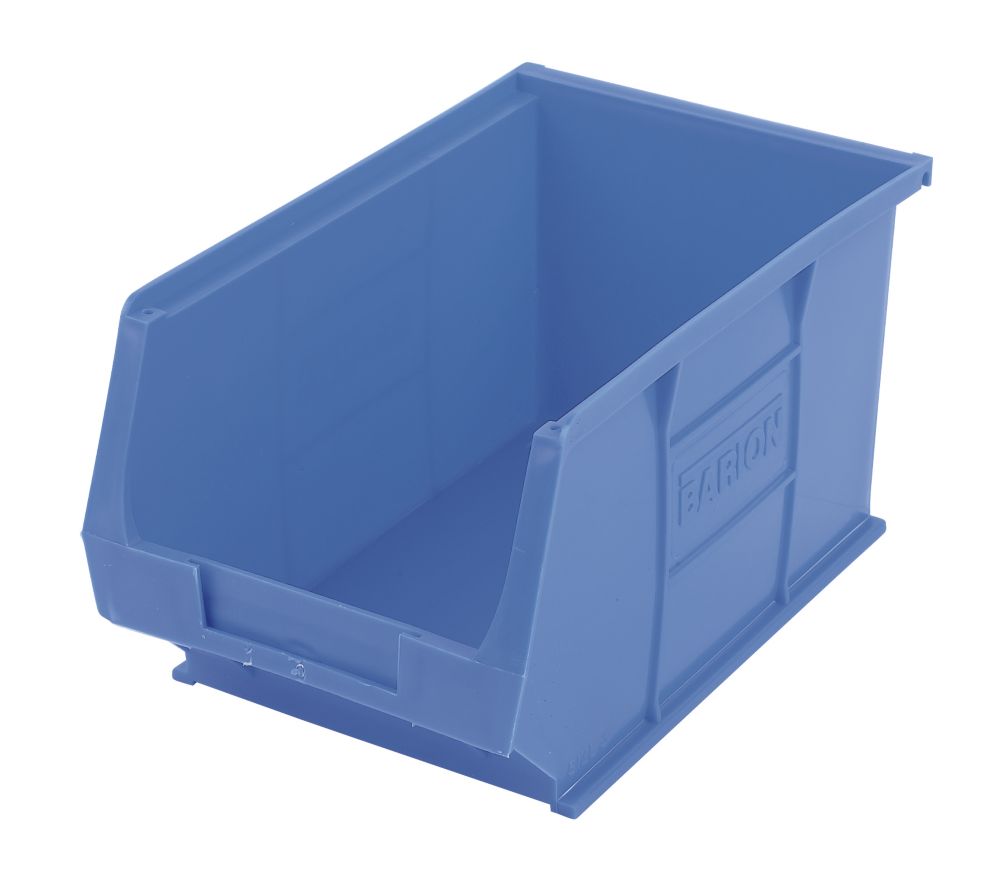 Image of TC3 Semi-Open-Fronted Storage Bins Blue 10 Pack 