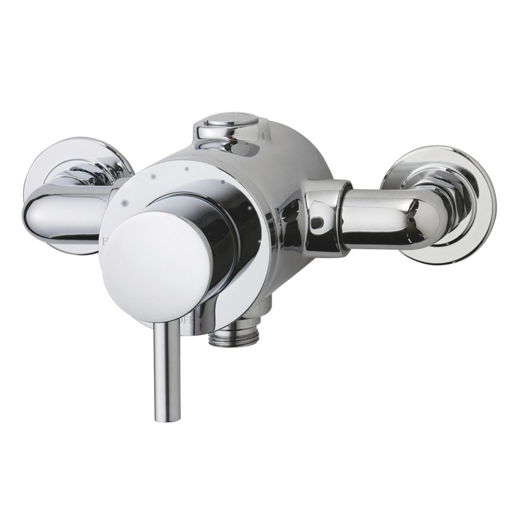 Image of Triton Elina Exposed Mixer Shower Valve Fixed Chrome 