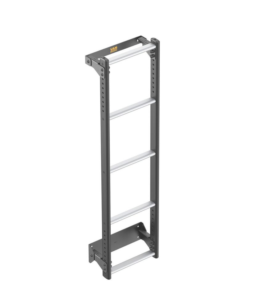 Image of Van Guard Citroen Dispatch 2016 on 5-Treads ULTI Ladder Rear Door Ladder for H1 1260mm 