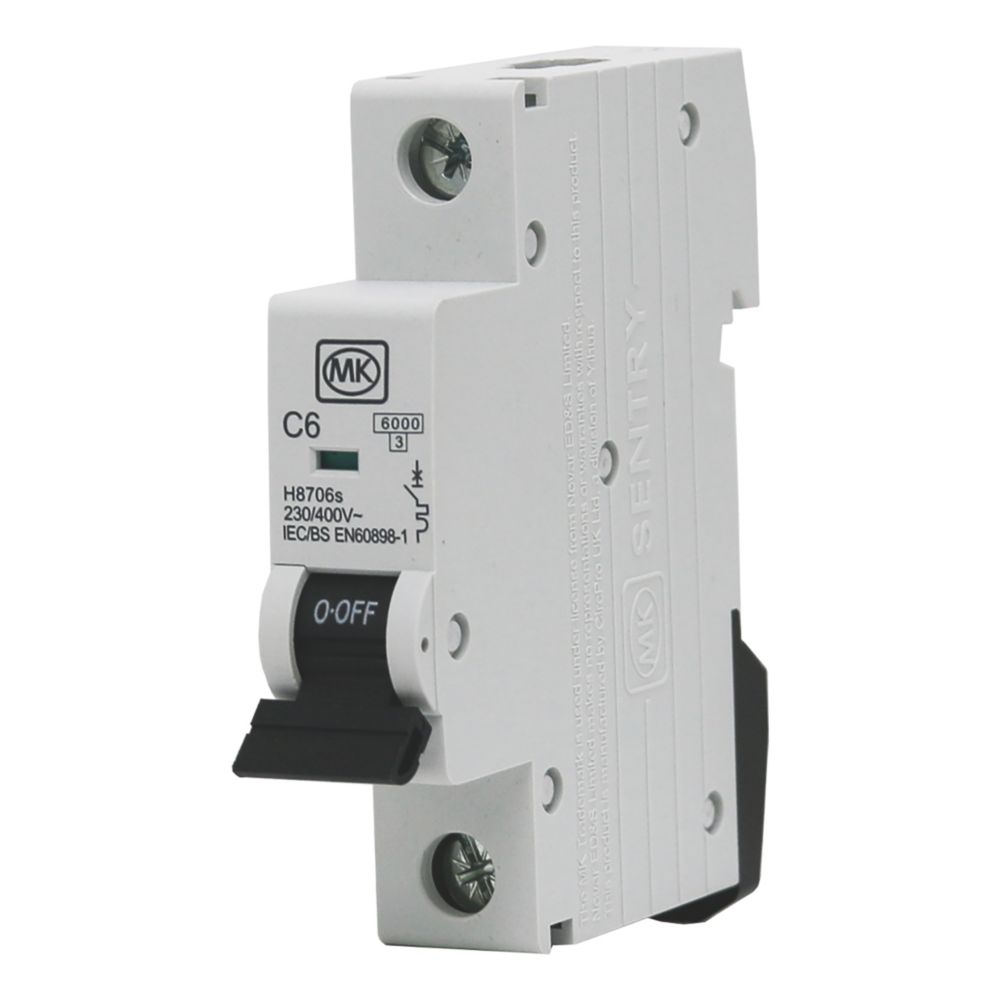 Image of MK Sentry 6A SP Type C MCB 