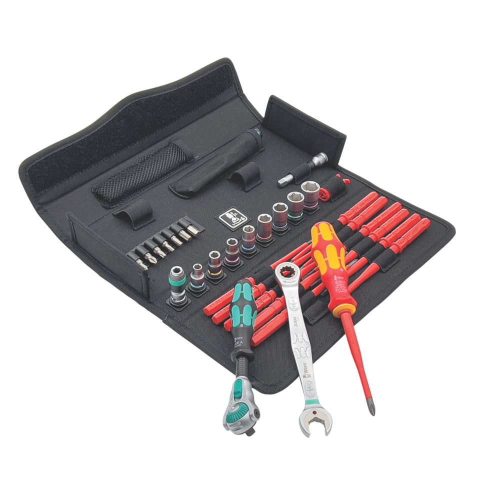 Image of Wera Kraftform Kompakt W Imperial 1 Maintenance Kit 35 Pieces 