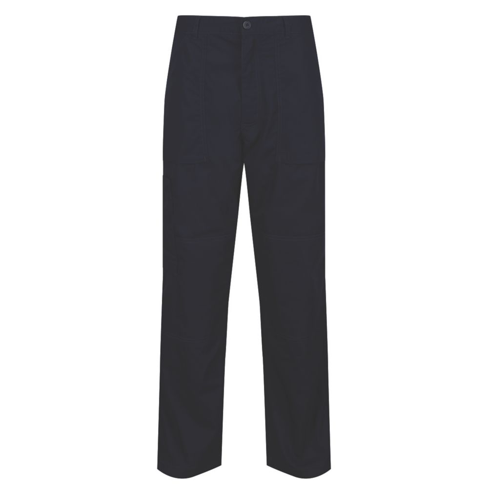Image of Regatta Lined Action Trousers Navy 46" W 31" L 