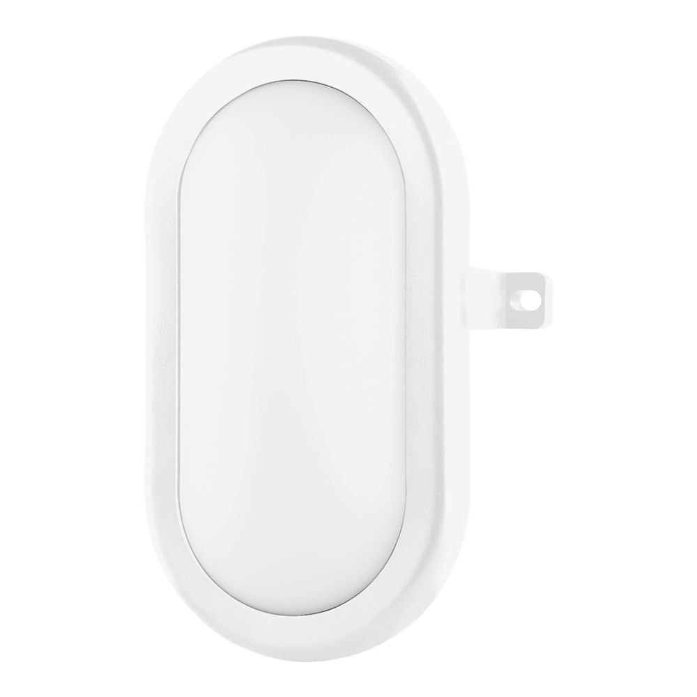 Image of Luceco Eco Mini Outdoor Oval LED Bulkhead White 5.5W 450lm 