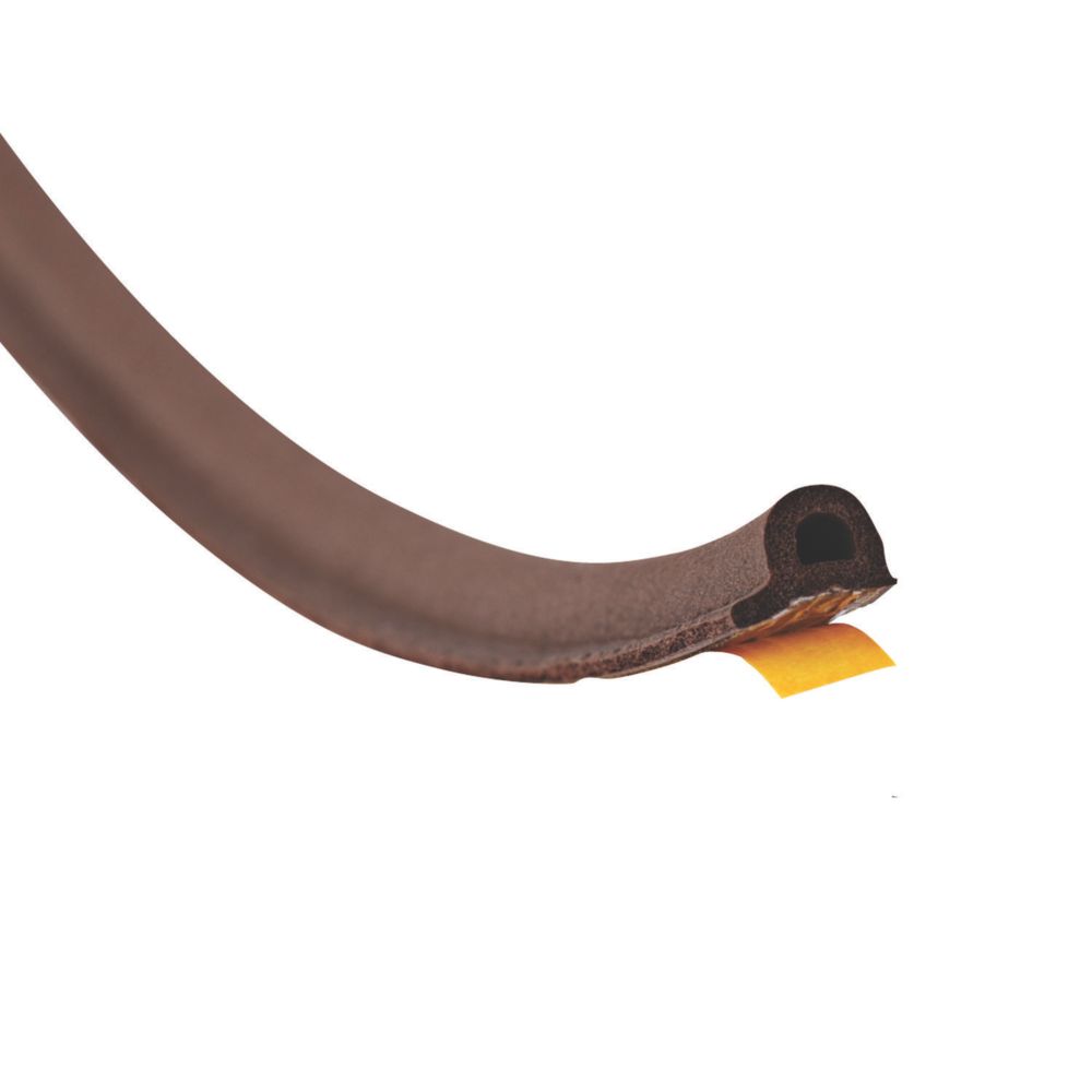 Image of Stormguard EPDM Rubber P Strip Brown 20m 