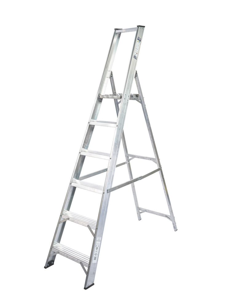 Image of Lyte Aluminium 6-Treads Platform Stepladder 1.26m 