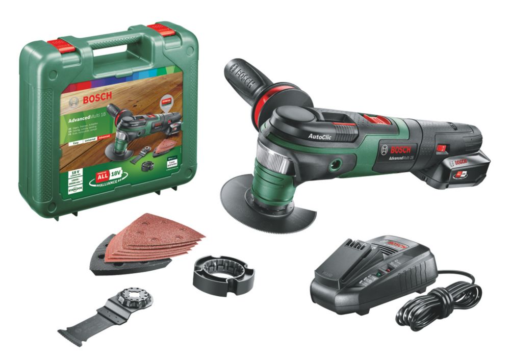 Image of Bosch AdvancedMulti 18 18V 1 x 2.5Ah Li-Ion Power for All Cordless Oscillating Tool 