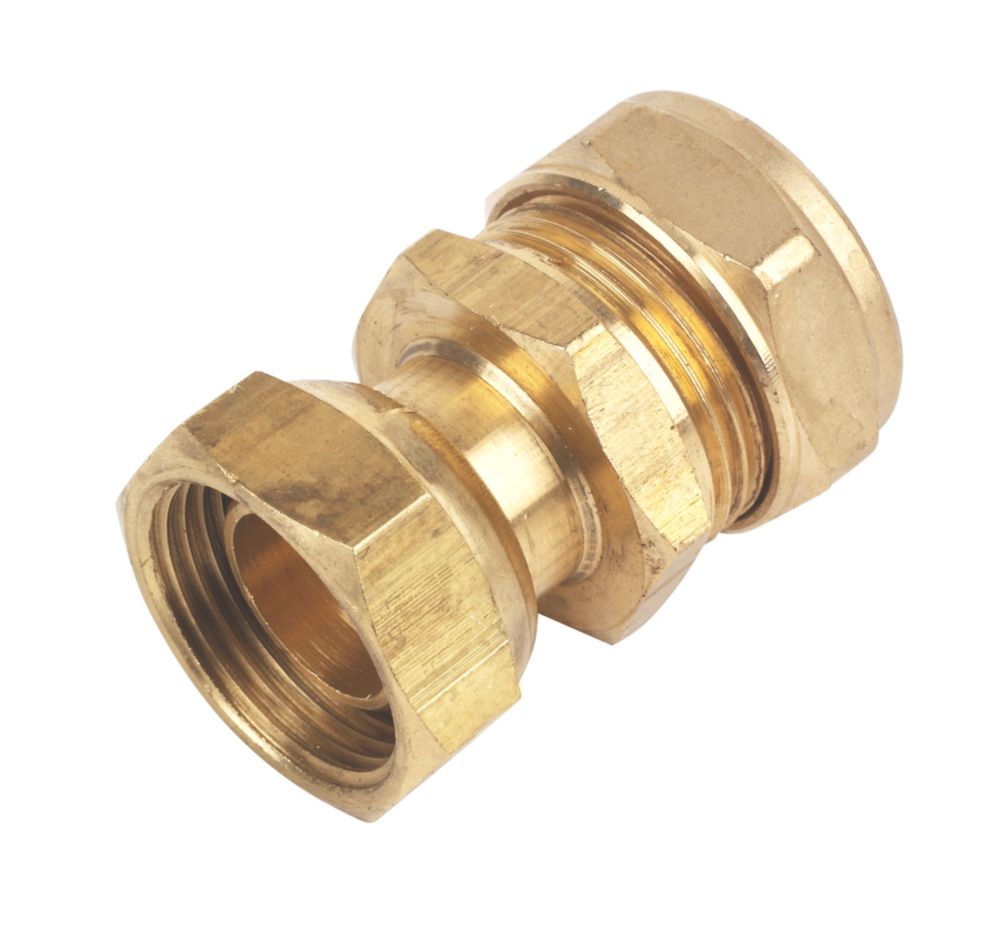 Image of Flomasta Compression Straight Tap Connector 22mm x 3/4" 