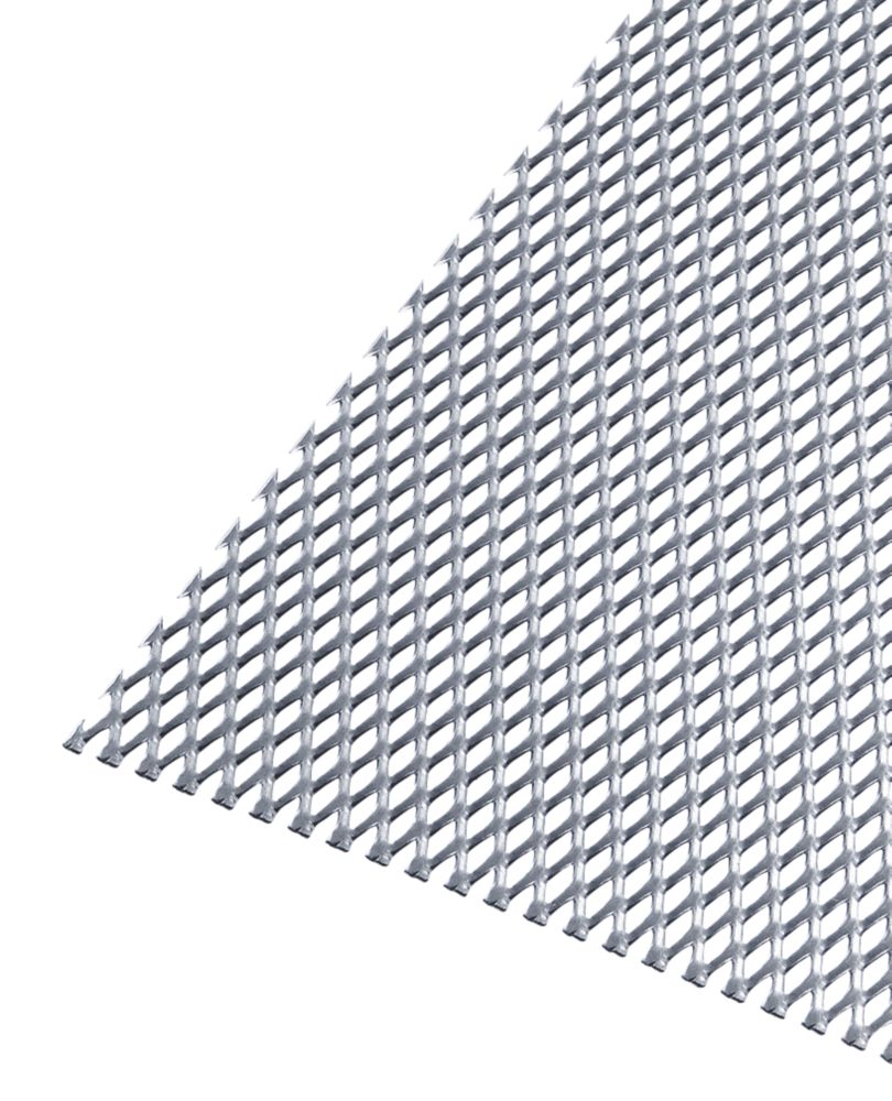Image of Rothley Stretched Perforated Perforated Stretched Metal Sheet Steel 250mm x 500mm 