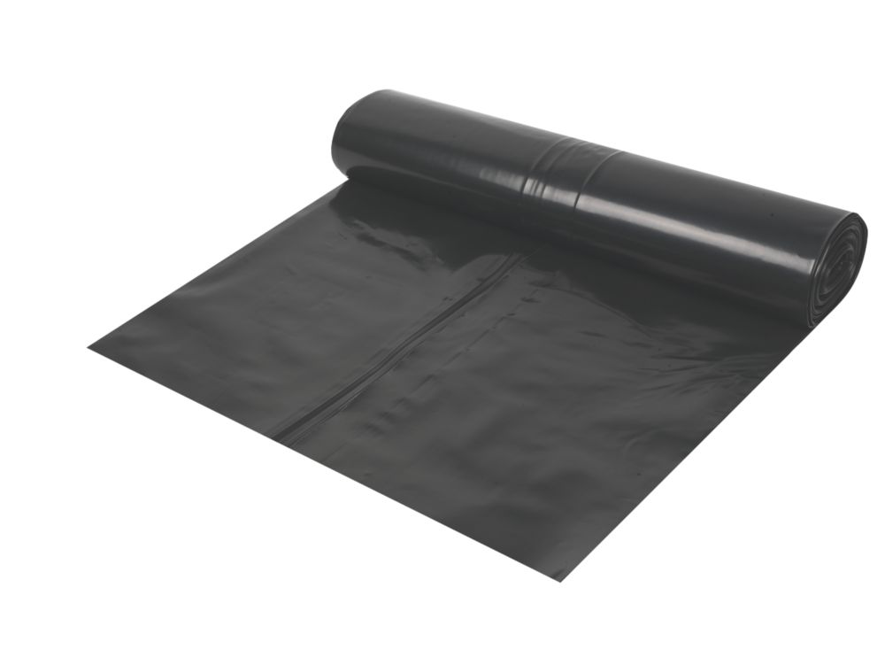 Image of Capital Valley Plastics Ltd Damp-Proof Membrane Black 1000ga 25m x 4m 