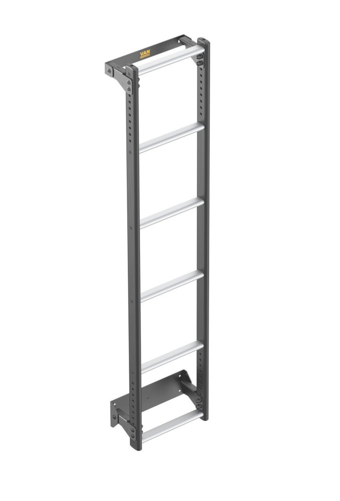 Image of Van Guard VGL6-05 MAN TGE 2017 on 6-Treads ULTI Ladder Rear Door Ladder for H2, H3 1560mm 