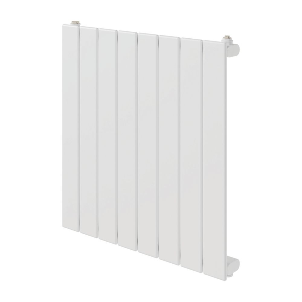 Image of Moretti Modena Designer Radiator 600mm x 578mm White 1508BTU 
